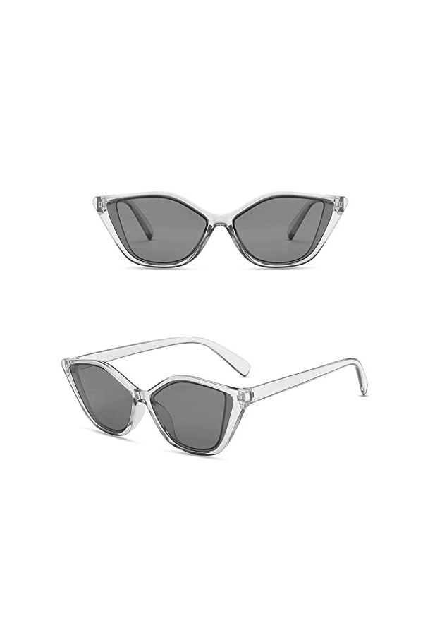 Hengzi Lunettes de soleil vintage pour homme et femme - Monture carrée classique - Facile à transporter