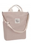 Lily queen Sac à main fourre-tout en toile pour femme, Taupe, Medium