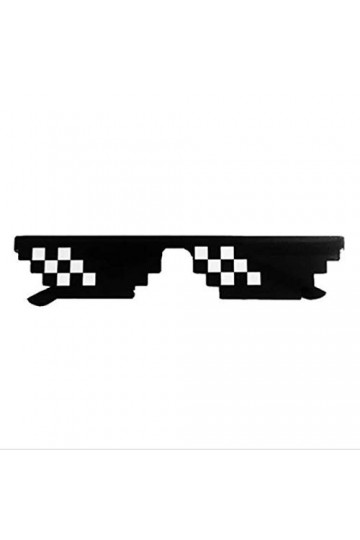 Greatangle Mosaïque Pixel Lunettes Lunettes de Soleil Lunettes de Soleil codées Pratiques Cadeau danniversaire Performance d