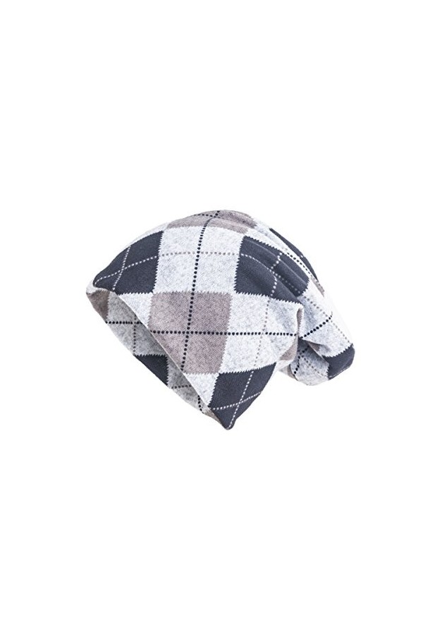 shenky - Bonnet - Styles/Motifs rétro variés et insolites - Gris avec étoile dorée - Taille Unique