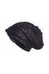 shenky - Bonnet - Styles/Motifs rétro variés et insolites - Gris avec étoile dorée - Taille Unique