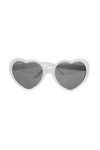 Greatangle À la mode en forme de coeur lunettes de soleil en plastique cadre UV400 miroir unisexe verre de soleil beaux enfan