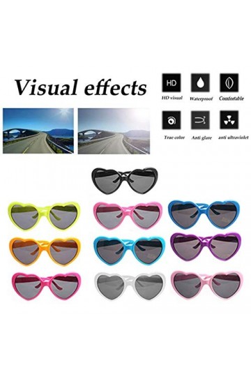 Greatangle À la mode en forme de coeur lunettes de soleil en plastique cadre UV400 miroir unisexe verre de soleil beaux enfan