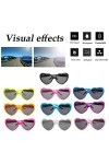 Greatangle À la mode en forme de coeur lunettes de soleil en plastique cadre UV400 miroir unisexe verre de soleil beaux enfan