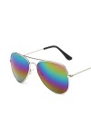 EICCJHRC Lunettes de soleil aviateur pour homme/femme - Lunettes de soleil classiques pour homme et femme - Rétro - Pour lex