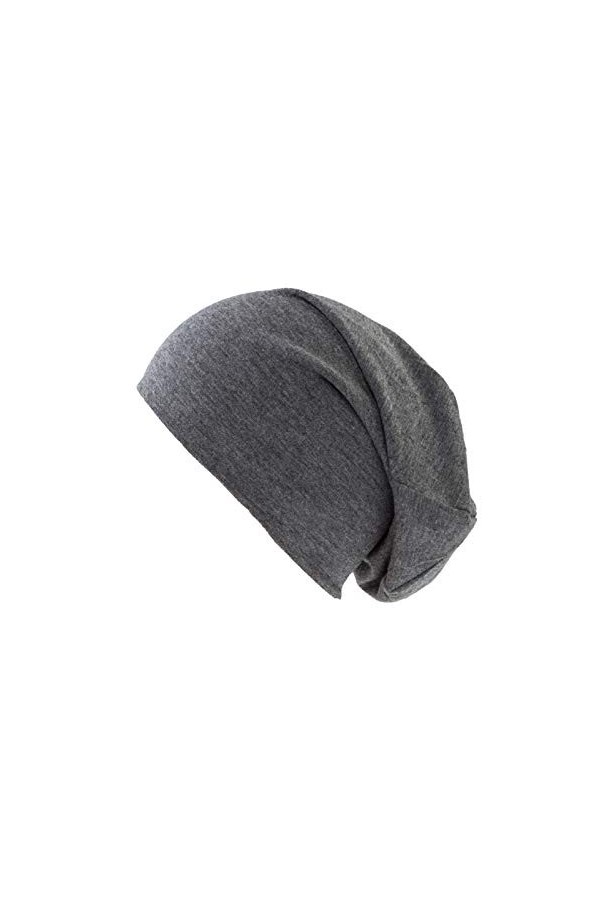 shenky - Bonnet en Jersey - Unisexe - Gris foncé