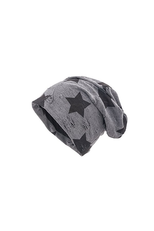 shenky - Bonnet en Jersey - Unisexe - Gris foncé