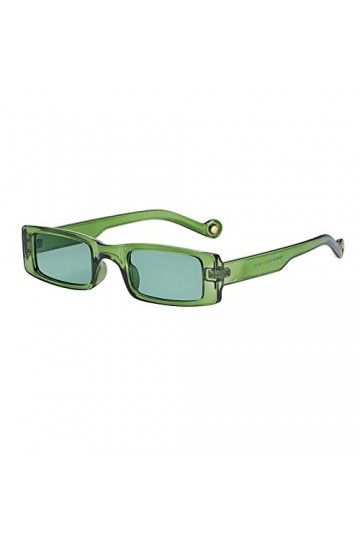 MJGkhiy Lunettes de soleil pour homme et femme - Style rétro - Style rétro - Unisexe - Pour homme - Taille L, vert, taille un