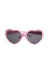 Greatangle À la Mode en Forme de Coeur Lunettes de Soleil en Plastique Cadre UV400 Miroir Unisexe Verre de Soleil Beaux Enfan
