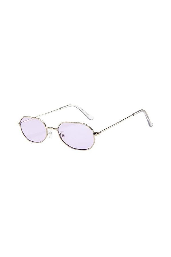 Femmes Hommes Vintage Retro Lunettes Unisexe Petit Cadre Lunettes De Soleil Lunettes De Soleil Lunettes De Vacances DéTé De 