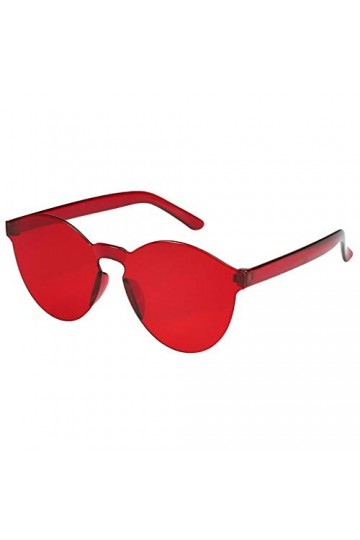 Lunettes de soleil pour homme et femme - Tendance - Rétro - Tendance - Unisexe - Couleurs bonbon - Lunettes de soleil rondes 