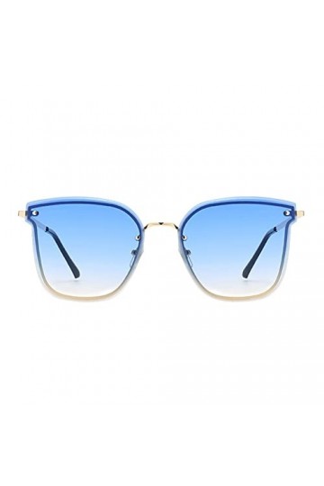 Lunettes de soleil noires pour femme et homme - Vintage - Grand cadre - UV400 - Lunettes de soleil - Lunettes de soleil - Yeu