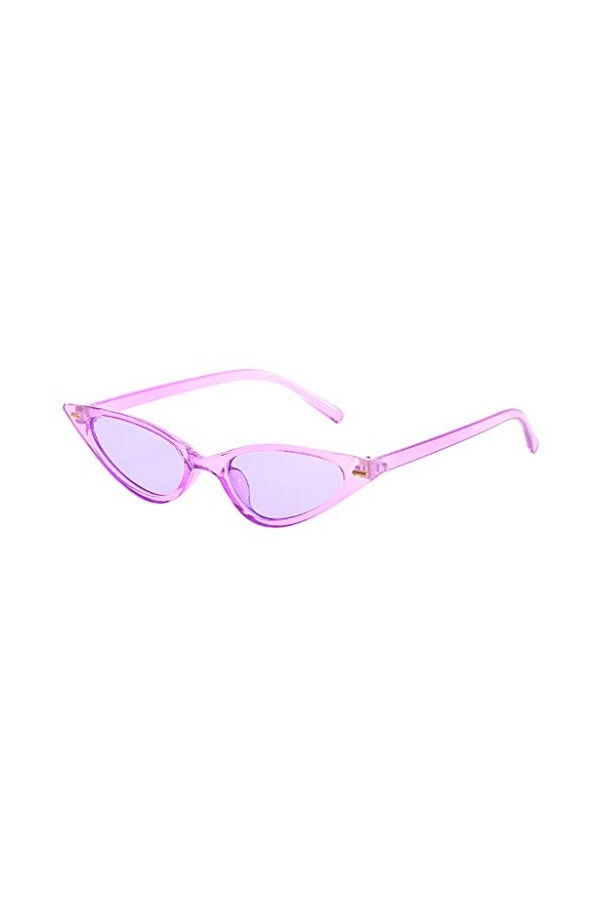 Solike Cat Eyes Triangle Lunettes de soleil Femmes Vintage Retro Eyewear Intégré UV Coloured Glasses Lunettes
