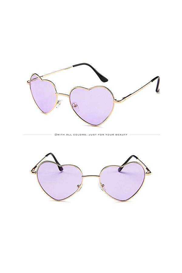 Petit Cadre Lunettes De Soleil Femme Homme,Vintage Retro Lunettes Unisexe Lunettes Retro Bringbring