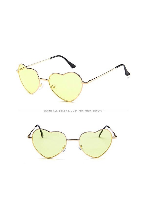 Petit Cadre Lunettes De Soleil Femme Homme,Vintage Retro Lunettes Unisexe Lunettes Retro Bringbring