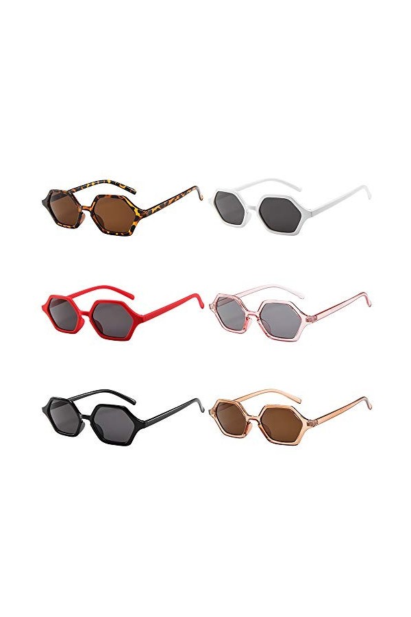 Vovotrade-Lunettes De Soleil Polarisé Oeil Mode Classique Miroir Réfléchissantes Cadre irrégulier femme Classique Retro Doubl