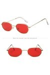Petit Cadre Lunettes De Soleil Femme Homme,Vintage Retro Lunettes Unisexe Lunettes Retro Bringbring
