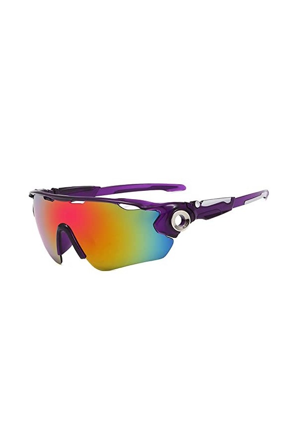 EICCJHRC Lunettes de soleil de sport pour homme et femme - UV400