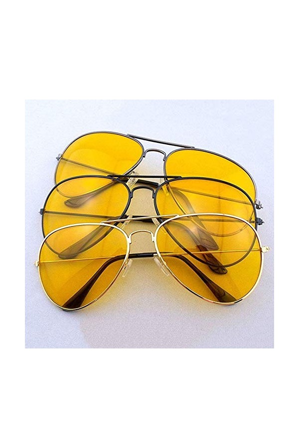 Greatangle-UK Lunettes de Soleil de Nuit Lunettes de Nuit Anti-éblouissantes Lunettes de Conduite pour Hommes et Femmes