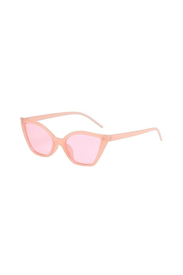 iHENGH Lunette de Soleil,Femmes Hommes Vintage Clout Cat Eye Lunettes de Soleil Lunettes Rapper Grunge Lunettes