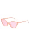iHENGH Lunette de Soleil,Femmes Hommes Vintage Clout Cat Eye Lunettes de Soleil Lunettes Rapper Grunge Lunettes