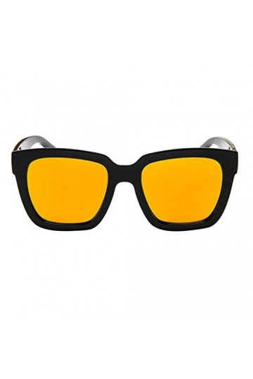 iHENGH Lunettes de Soleil pour Les Femme,Femmes Lunettes de Soleil pour Les Polarisants, Mode Objectif Mirrored Goggle Lunett