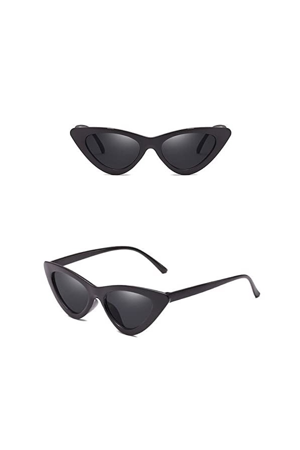 Générique Essuie Lunettes De Microfibre Lunettes de soleil rétro pour femmes Mode Lunettes de soleil yeux de chat de style eu