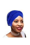 Novarena Turban africain pour femme avec nœud pré-noué