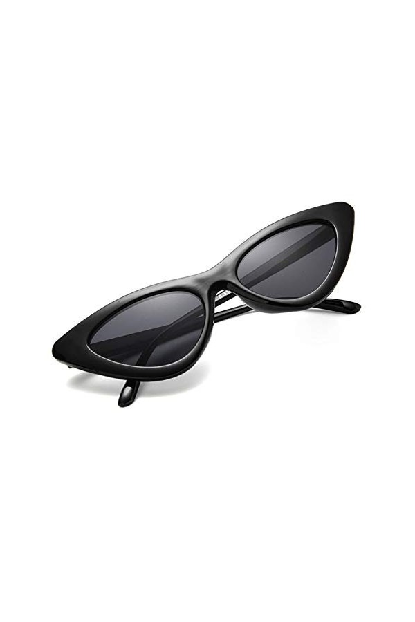 Ashley GAO Vintage Triangle oeil de chat femmes lunettes de soleil personnalité lunettes de soleil PC cadre résine lentille v