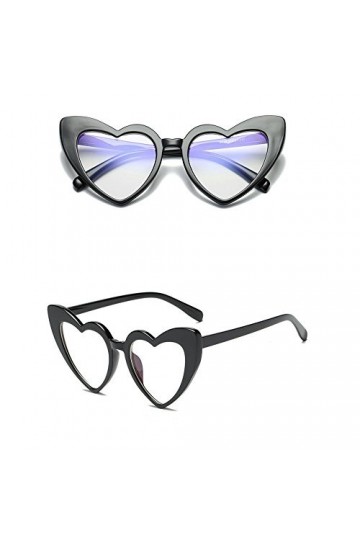 Générique Lunettes de Soleil en Forme de cœur à la Mode rétro pour Femmes Lunettes intégrées Lunettes De Soleil Compatible wi