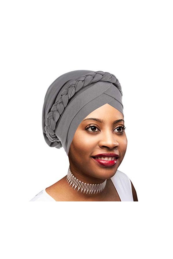 Novarena Turban africain pour femme avec nœud pré-noué