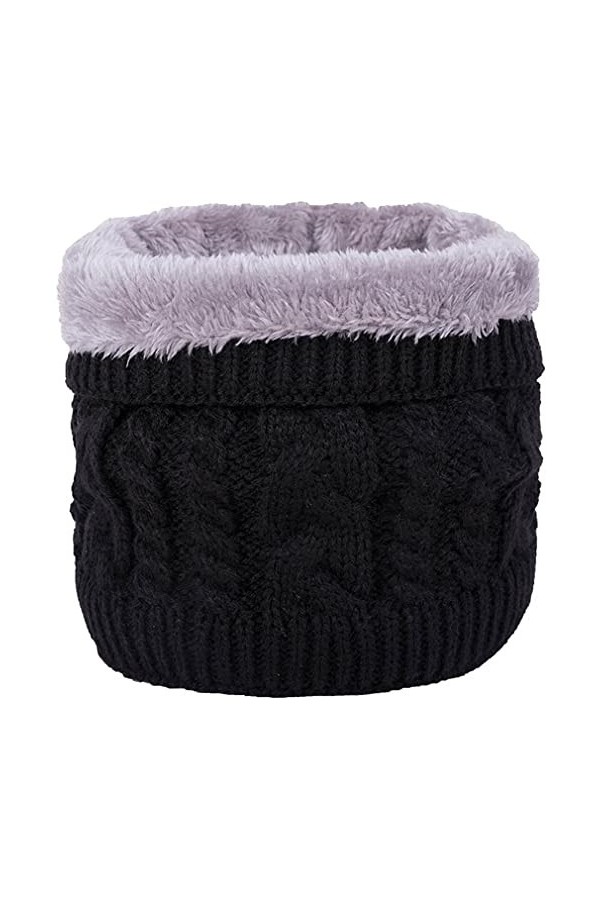 Cache-Cou Tricoté Homme et Femme Cache Cou Moto Unisexe Echarpe D’hiver Homme Femme Cache-Cou Foulard Multifonctions Polaire 