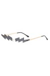 ZEELIY Lunettes De Soleil éClair DEffets SpéCiaux CréAtifs Lunettes De De LumièRe DrôLes Pour Bar Spectacle De Feux DArtifi