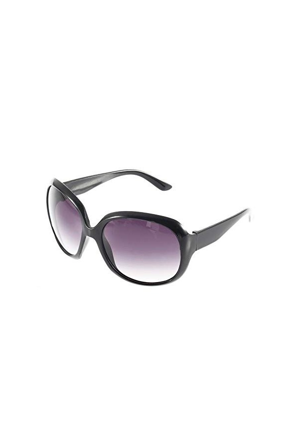 Ashley GAO Lunettes de Soleil pour Femmes de Protection UV Lunettes Classiques à Grand Cadre Grand Ovale avec Lunettes à Mont
