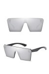 Lunettes De Soleil Hommes Femmes carré Vintage en Miroir Lunettes de Soleil Lunettes Outdoor Lunettes de Sport E 