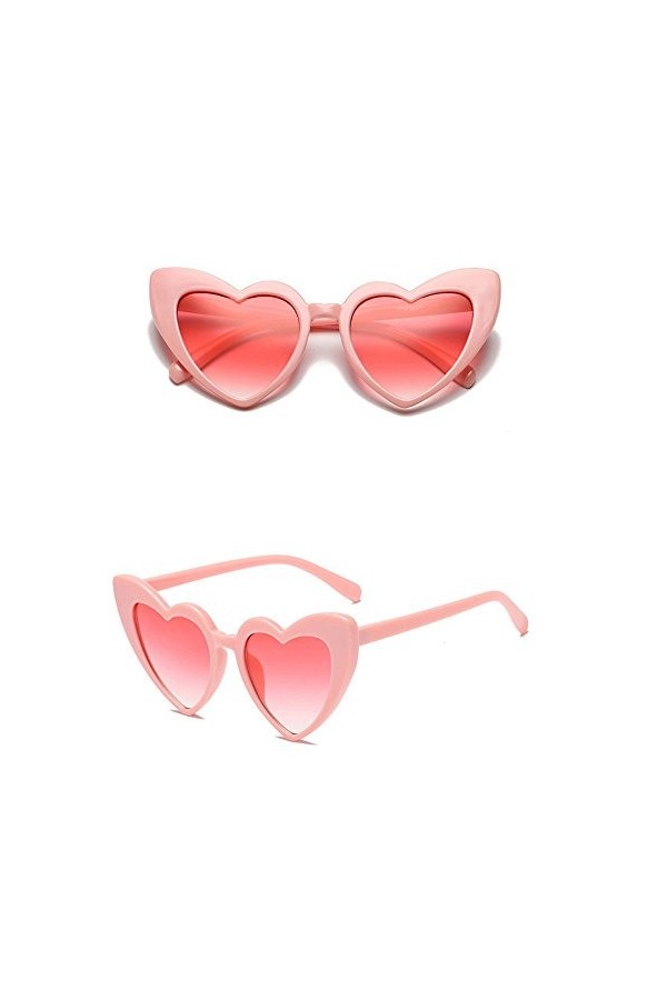 DeaAmyGline Lunettes De Soleil RéTro Oeil De Chat Pour Femmes Lunettes De Soleil,Lunettes De Mode Mignonnes Coquines Lunettes