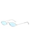 DeaAmyGline Lunettes De Soleil pour Femmes Lunettes De Soleil PolariséEs Bleues Anti-UV Lunettes Collocation De Mode Lunettes