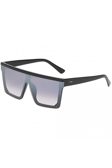 ZEZKT Lunettes Teintées Classiques Grands Verres Élégant Lunettes de Soleil polarisées 100% Protection UV 400 pour Les Femmes