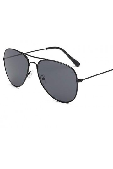 hahuha Lunettes de soleil pour femmes et jeunes visages - Lunettes transparentes sans monture - Pour filles et garçons, Noir 