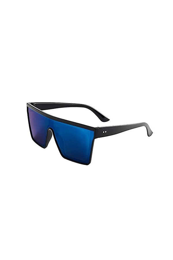 Lunettes de soleil pour homme et femme - Tendance - Rétro - Tendance - Mode - Plat - Oversize - Lunettes de soleil dété clas