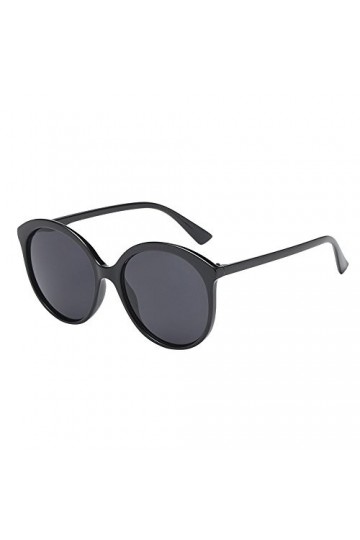Femmes Homme Mode Vintage Lunettes de soleil à monture ronde Lunettes Retro Unisexe Lunettes De Vacances DéTé De Plage De Va