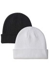 Paladoo Bonnet de ski en tricot pour homme et femme, noir foncé, Taille unique
