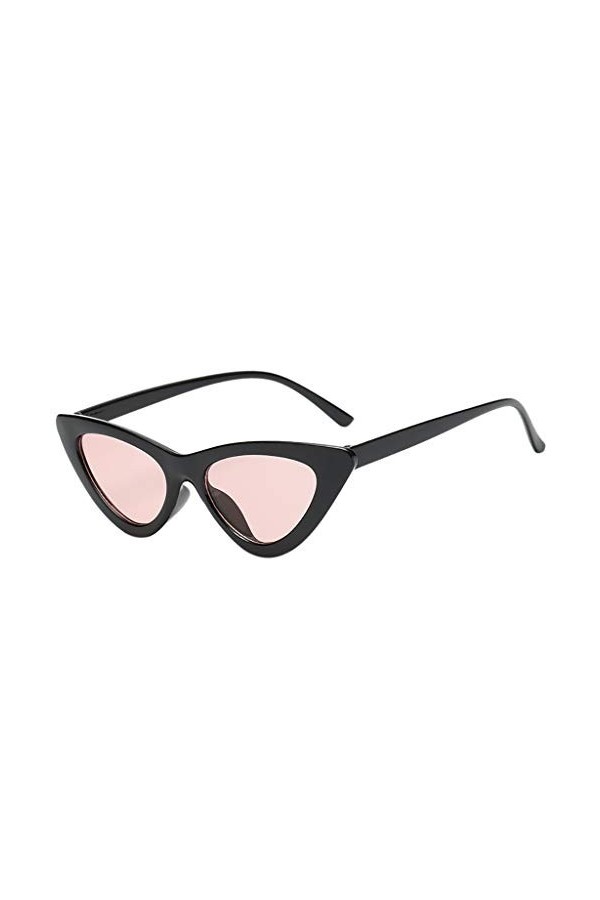 DeaAmyGline Lunettes De Soleil Mode Oeil De Chat pour Femmes Lunettes De Soleil Vintage Unisexe Lunettes RéTro Mode Protectio