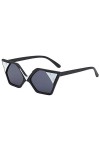 iHENGH Lunette de Soleil,Mode Unisexe Homme Femmes Lunettes de Soleil Lunettes Forme irrégulière Vintage Style rétro