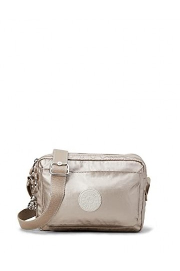 Kipling Femme Abanu M Handbag, Argenté Metallic Glow , Taille Unique