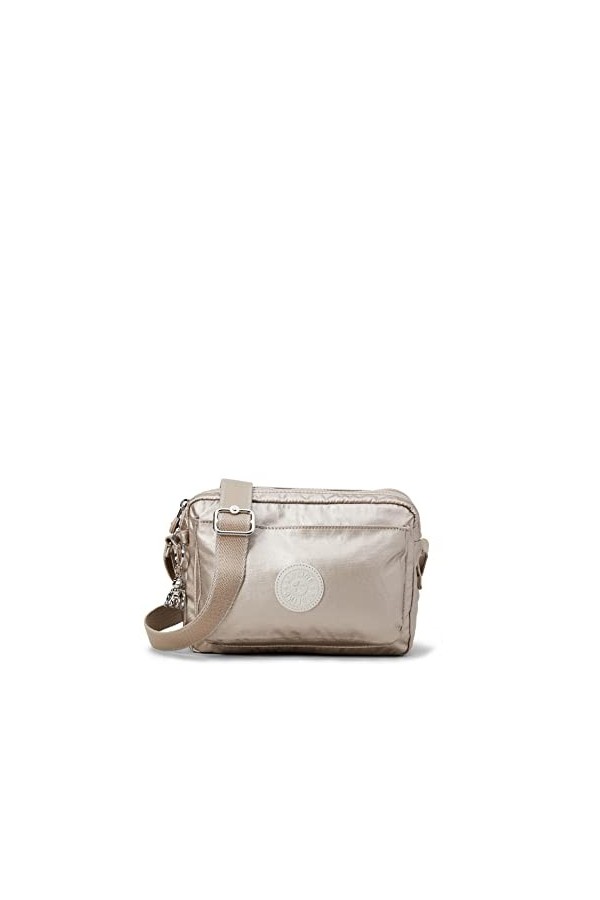 Kipling Femme Abanu M Handbag, Argenté Metallic Glow , Taille Unique
