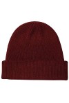 Paladoo Bonnet de ski en tricot pour homme et femme, noir foncé, Taille unique