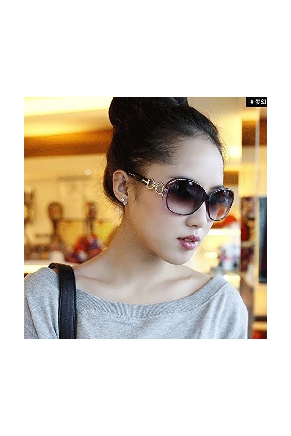 U/K 1 paire de lunettes de soleil polarisées pour femme - Lunettes de soleil bifocales - Protection UV 400 - Lentille de coul