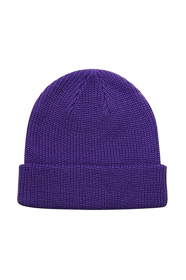 Paladoo Bonnet de ski en tricot pour homme et femme, noir foncé, Taille unique