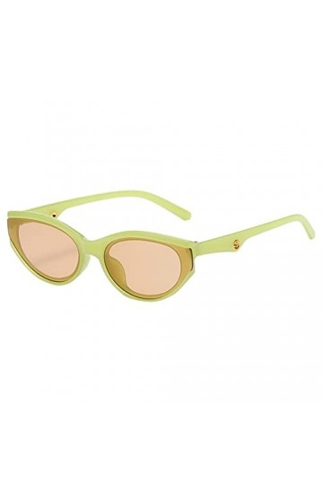 Lunettes de soleil carrées simples ovales rétro transparentes couleur bonbon sans cadre lunettes rétro unisexe été personnali